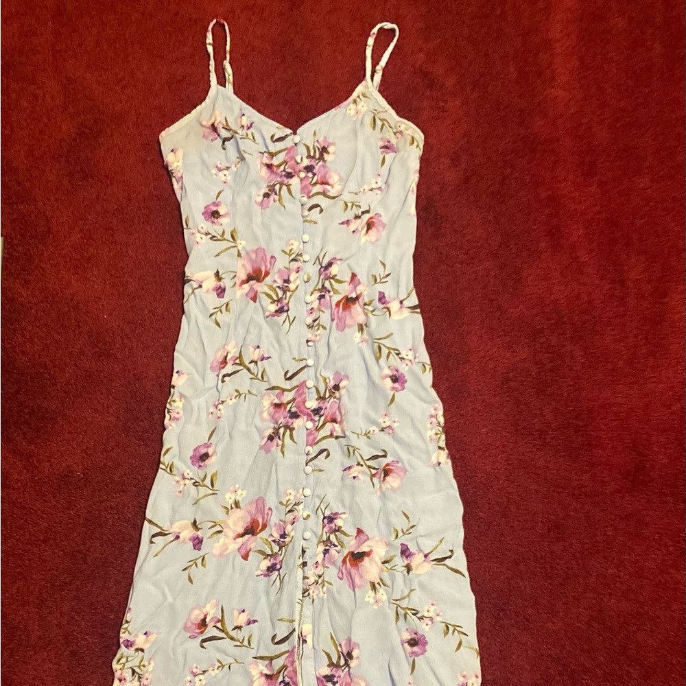 Medium Forever21 Boho Floral Maxi Dress